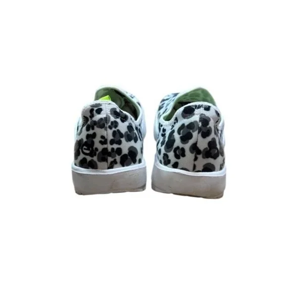 Oofos OOmg Snow Leopard Print Women Size 9 EU 40 Recovery Comfort Slip On Shoes - Picture 7 of 7
